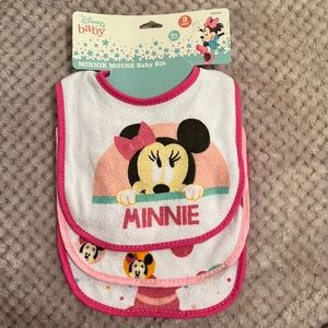 Minnie Mouse bibs
